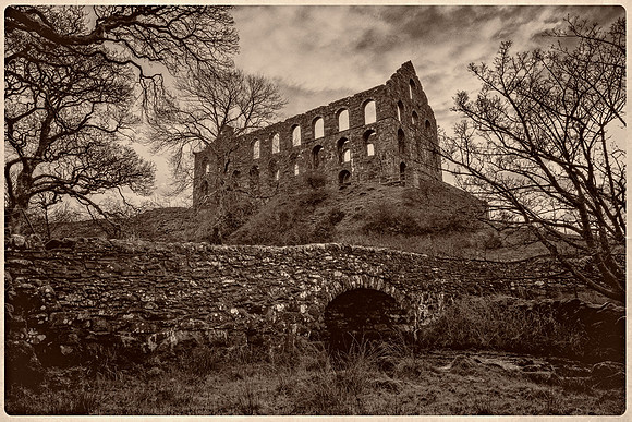 Pont-Y-Pandy Slate Mill, North Wales.