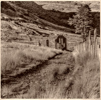 Rhosydd Chapel in Cwmorthin Slate Quarry